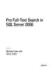 Pro Full-Text Search in SQL Server 2008